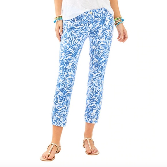 Lilly Pulitzer Pants - Lilly Pulitzer 26" SADIE STRETCH CROP CHINO PANT
